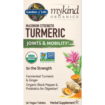 MY KIND ORGANICS - MAXIMUM STRENGTH TURMERIC - 30 PCS