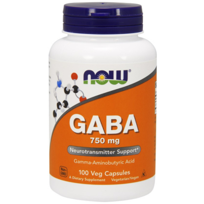 NOW FOODS - GABA - 750MG - 100KPL