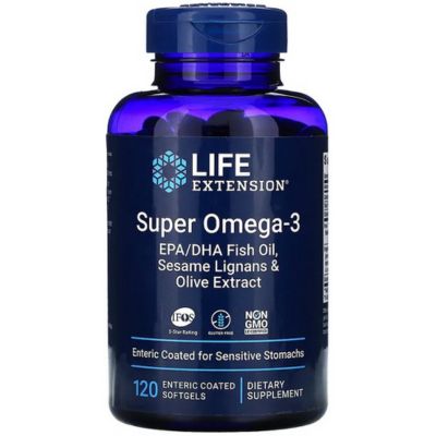 LIFE EXTENSION - SUPER OMEGA-3 - 120 PCS