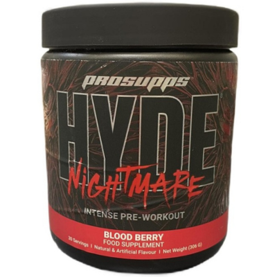 PRO SUPPS - HYDE NIGHTMARE - LATAUSJUOMA-JAUHE - 295 / 327G