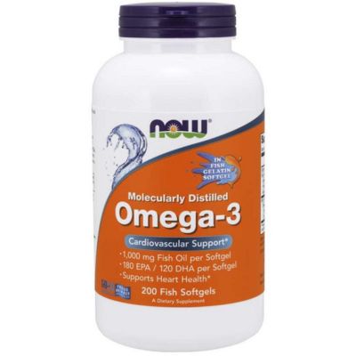 NOW FOODS - OMEGA-3 - 1000MG - 200KPL