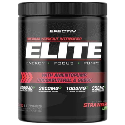 EFECTIV NUTRITION - ELITE PREMIUM WORKOUT INTENSIFIER - LATAUSJUOMA-JAUHE - 420G