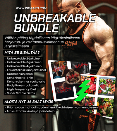 UNBREAKABLE BUNDLE VALMENNUSPAKKAUS